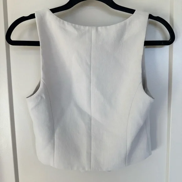 Wilfred Cream Button-Front Blouse - Picture 4 of 5
